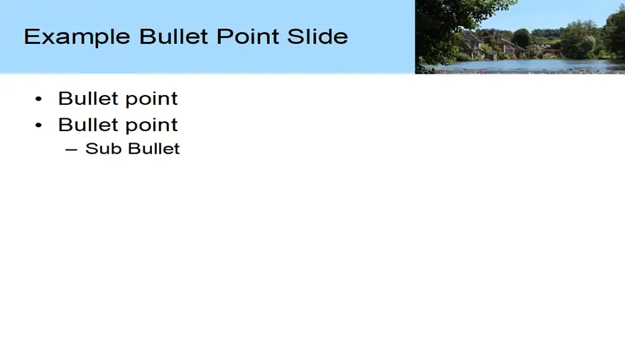 River Background Template
