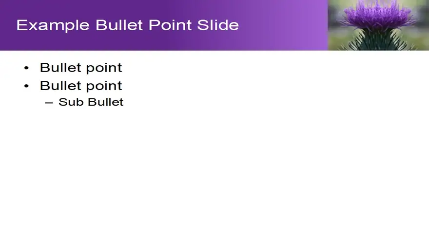 Scottish Thistle Template