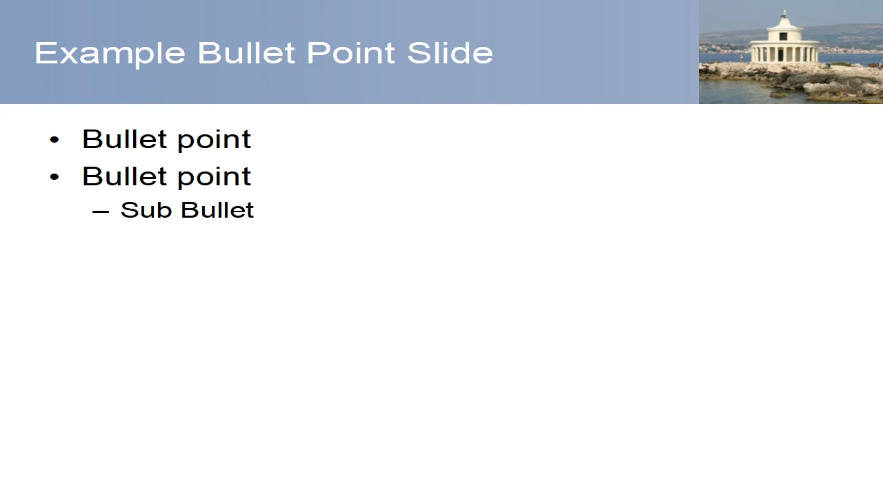 Sea View PowerPoint Template