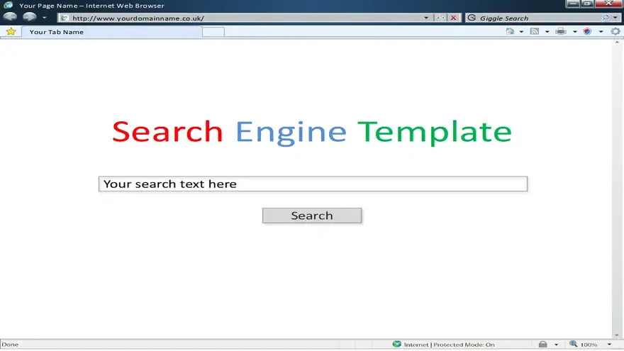 Search Engine Template