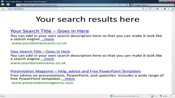 Search Engine Template