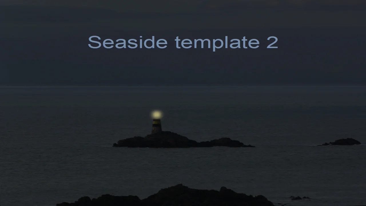 Seaside PowerPoint Template 2