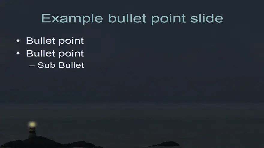 Seaside PowerPoint Template 2