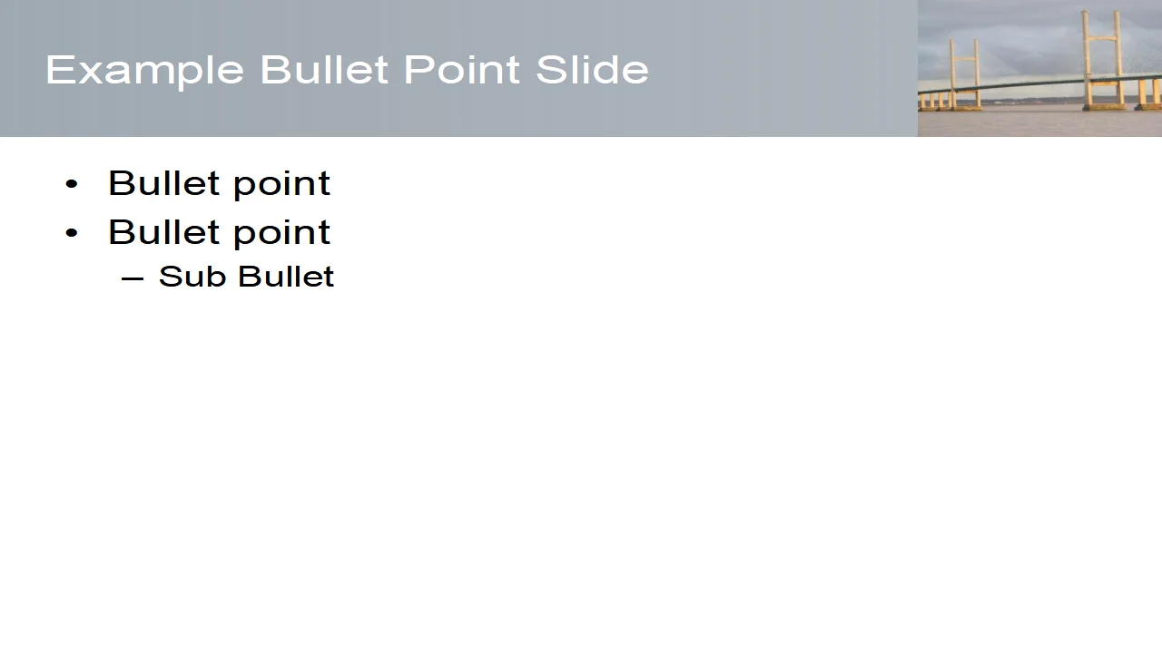 Severn Bridge Background Template