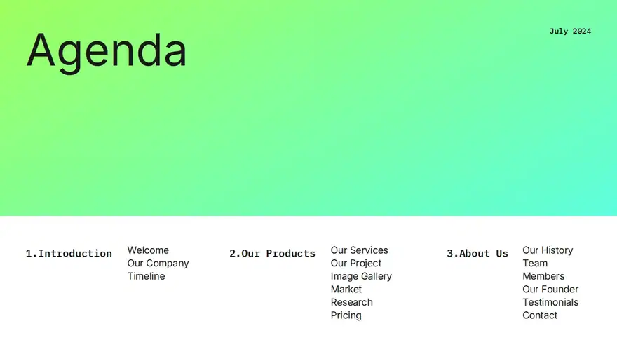 Simple Performance Review Slides