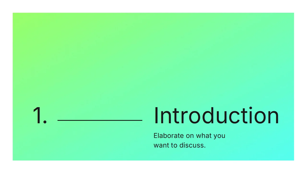 Simple Performance Review Slides
