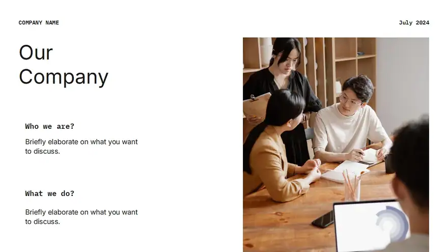 Simple Performance Review Slides