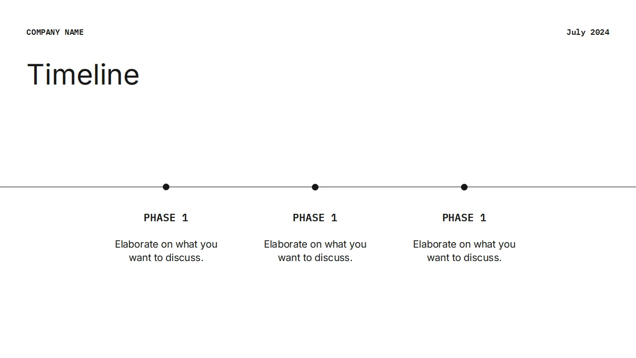 Simple Performance Review Slides