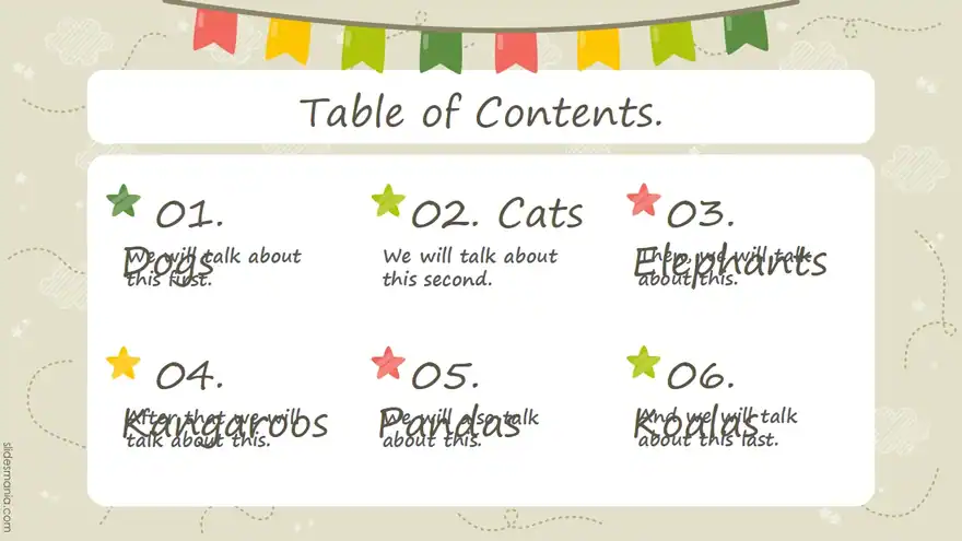Simply Joyful free slides and ppt template.
