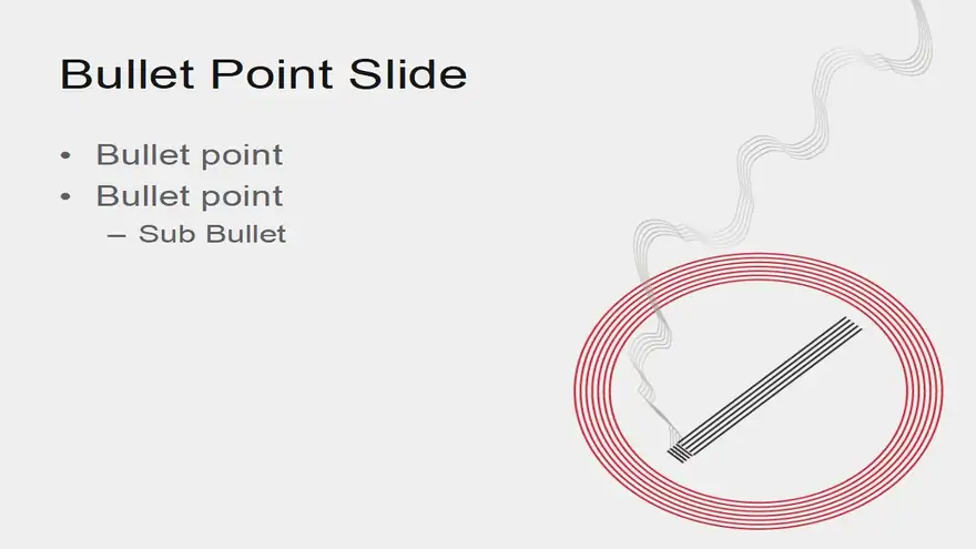 Smoking Sign PowerPoint Template
