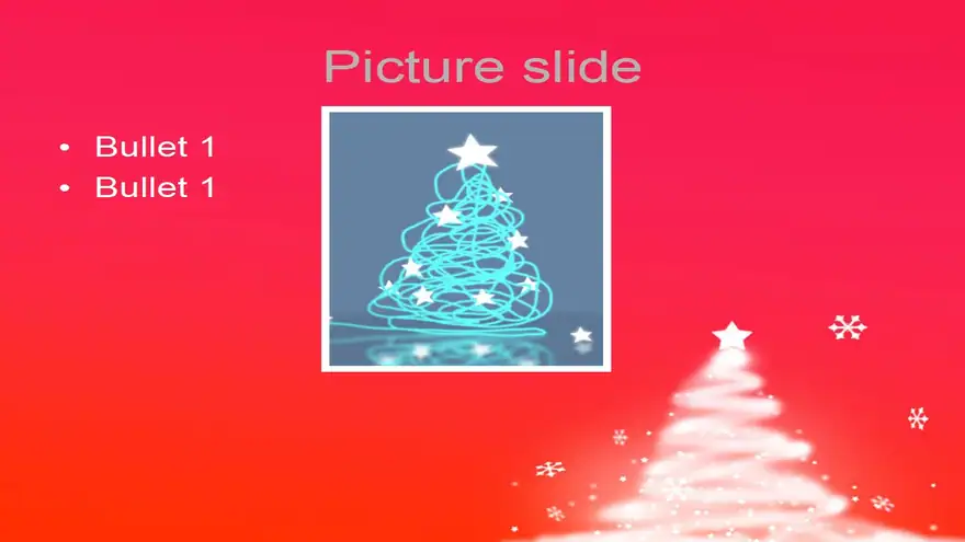 Snow Christmas Tree Template