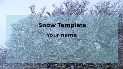 Snow PowerPoint Template