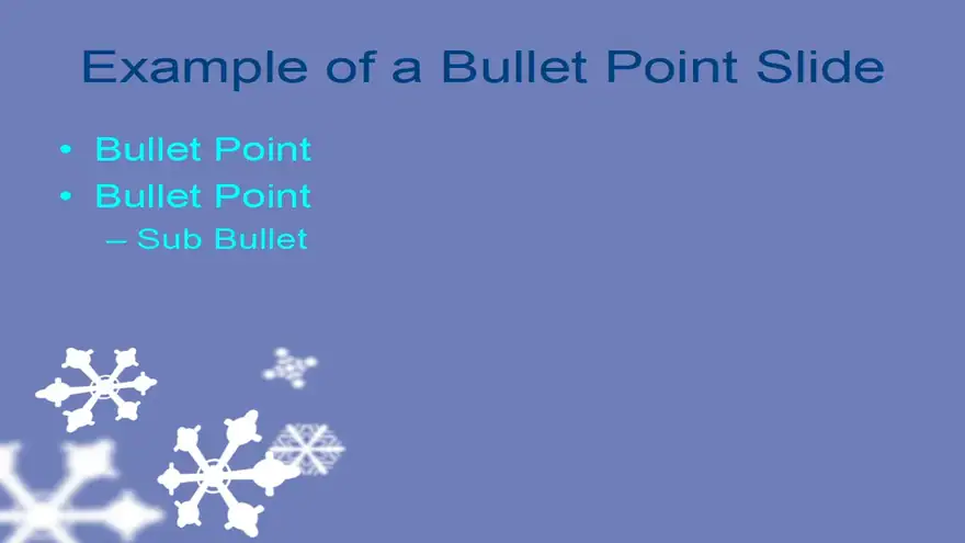 Snowflakes Template