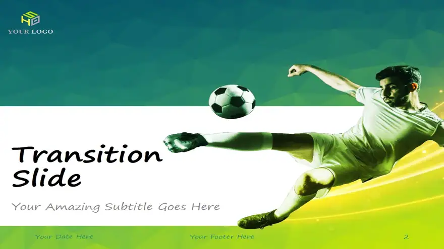 Soccer – Modern PowerPoint Template (Green version)