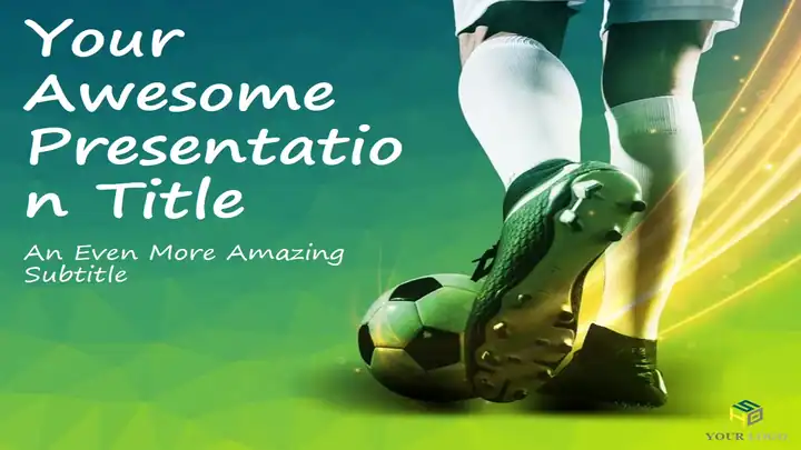 Soccer – Modern PowerPoint Template (Green version)