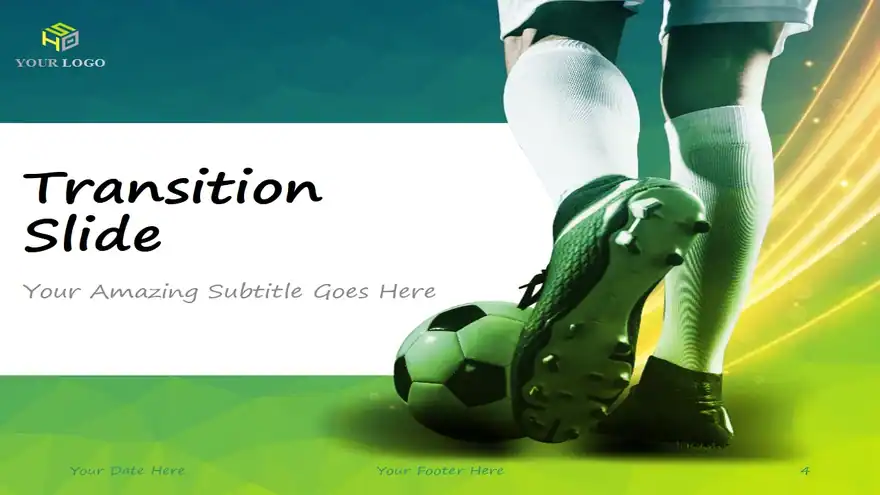 Soccer – Modern PowerPoint Template (Green version)