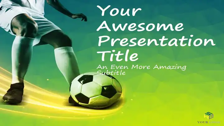 Soccer – Modern PowerPoint Template (Green version)