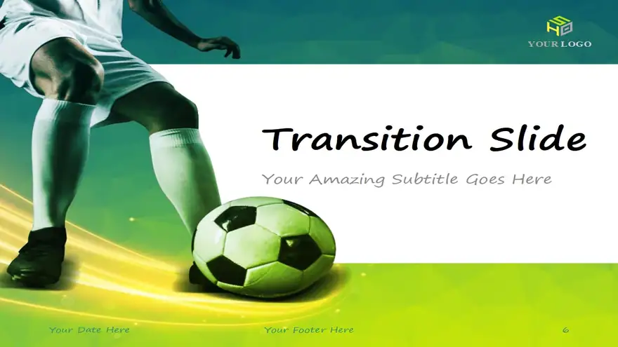 Soccer – Modern PowerPoint Template (Green version)