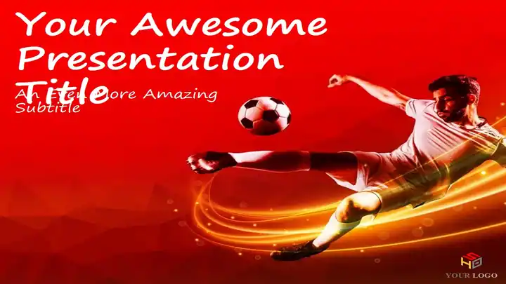 Soccer – Modern PowerPoint Template (Red version)