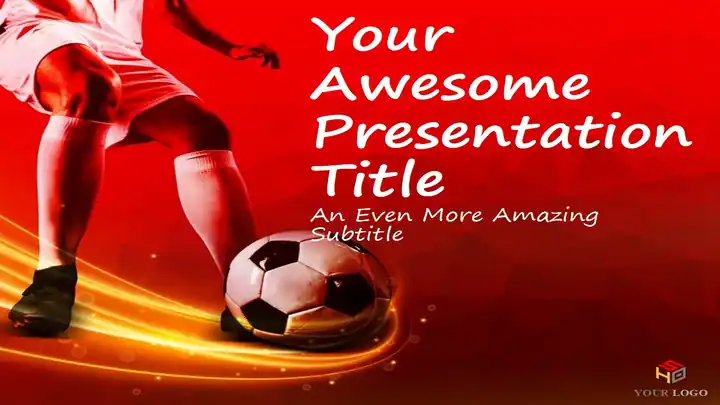 Soccer – Modern PowerPoint Template (Red version)