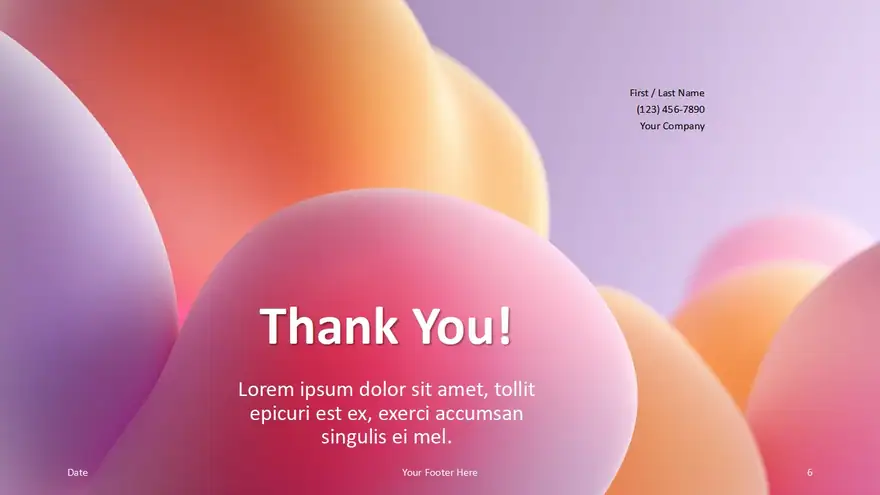 Soft Dreamy Bubbles Template