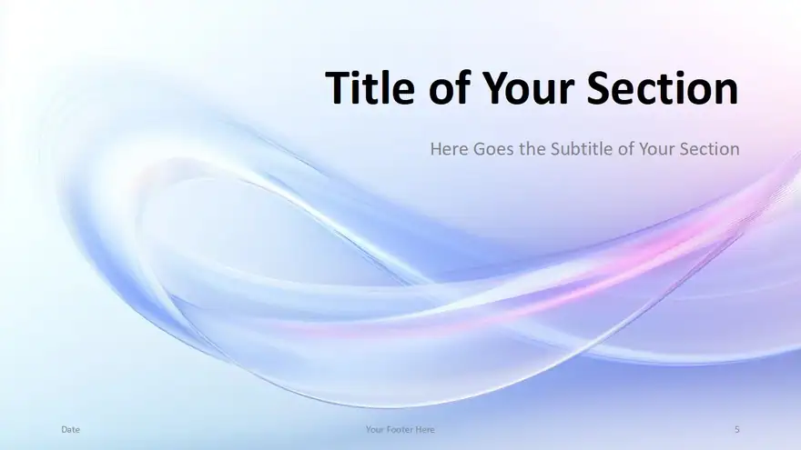 Soft Waves Template