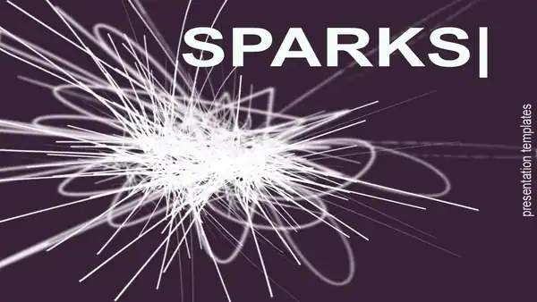 Sparks and Lights PowerPoint Template