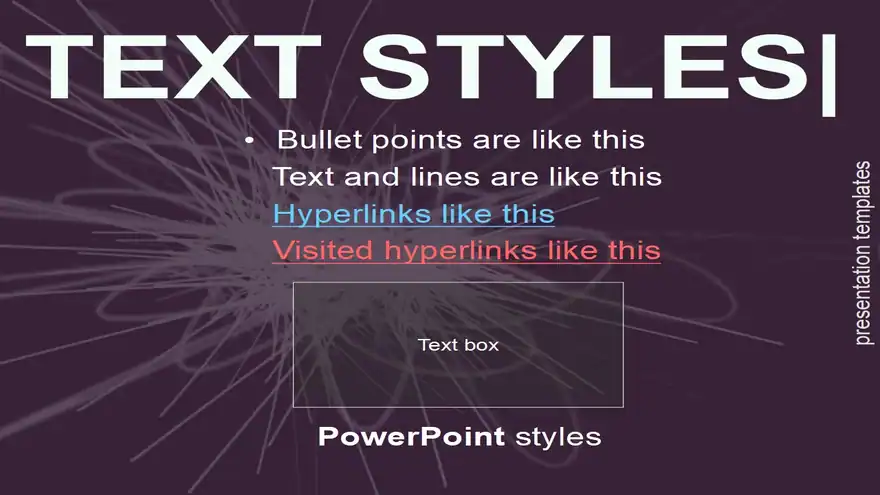 Sparks and Lights PowerPoint Template