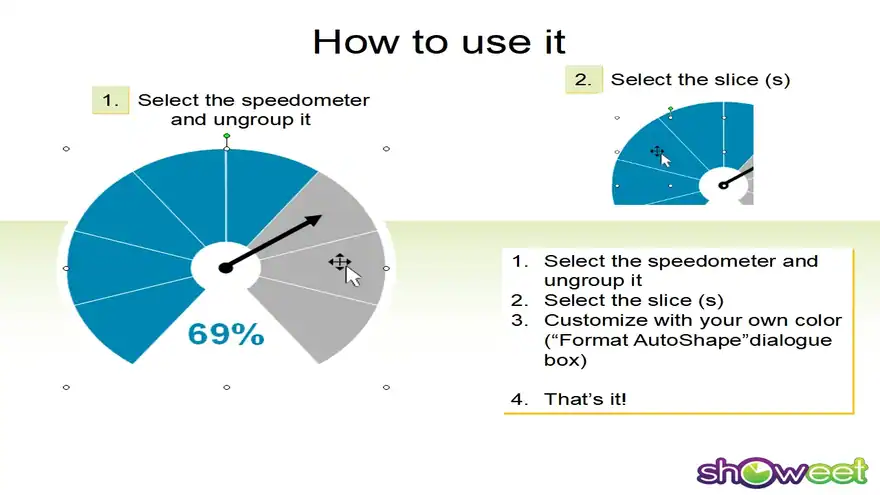 Speedometer #2 – Free Template for Powerpoint