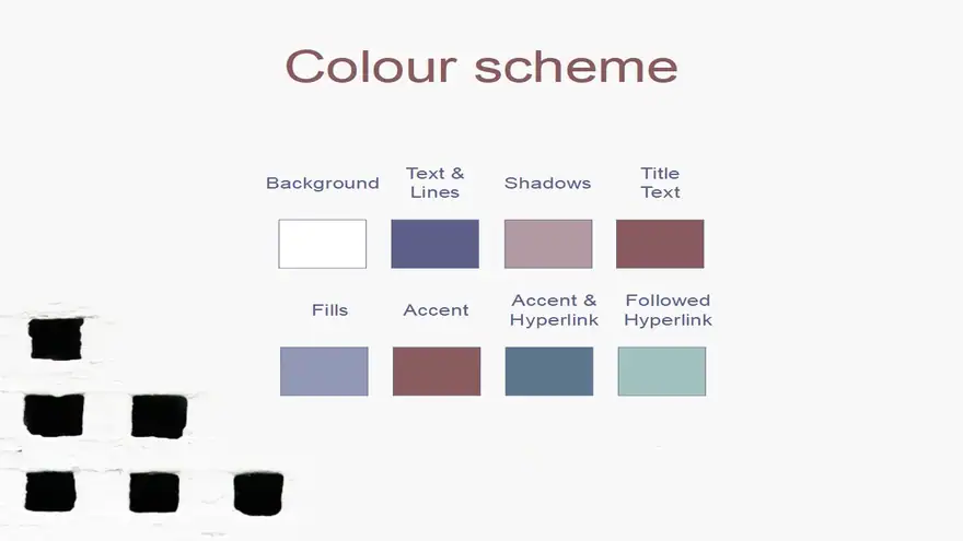 Squares texture PowerPoint template