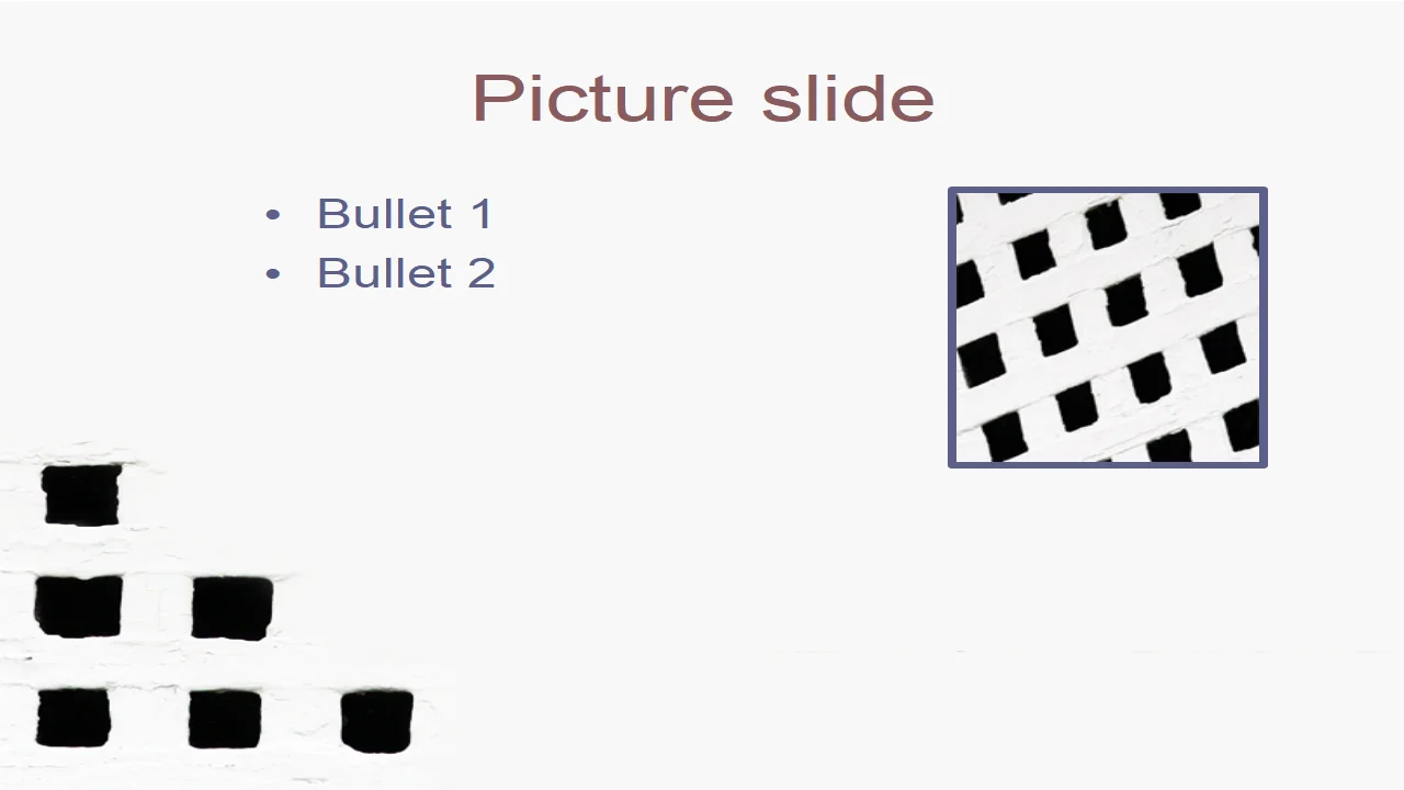 Squares texture PowerPoint template