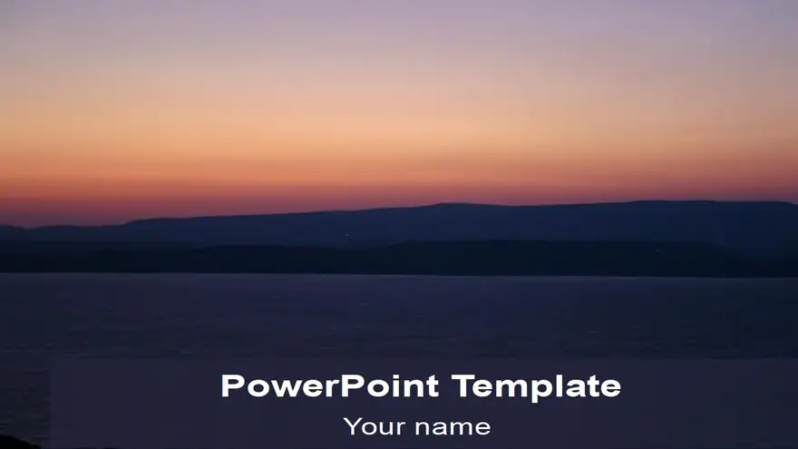 Stunning Scenery Template