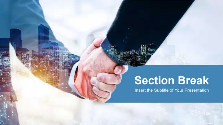 Success Business Handshake PowerPoint Templates