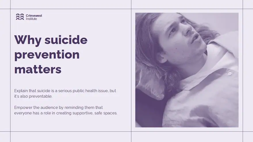 Suicide Prevention Slides