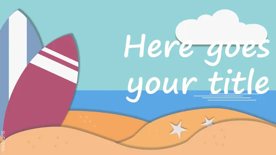 Summer Free Presentation Template for Google Slides or PowerPoint