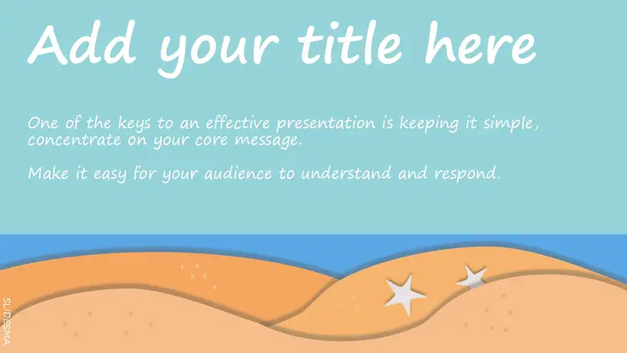 Summer Free Presentation Template for Google Slides or PowerPoint