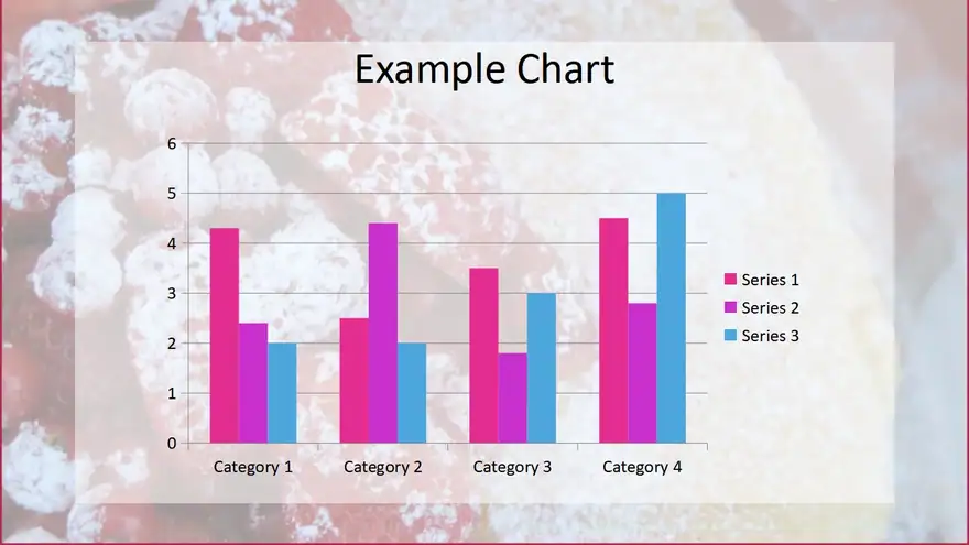 Summer Fruit Cake PowerPoint