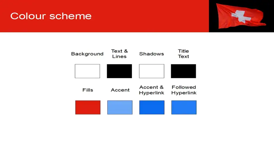 Swiss Flag Template