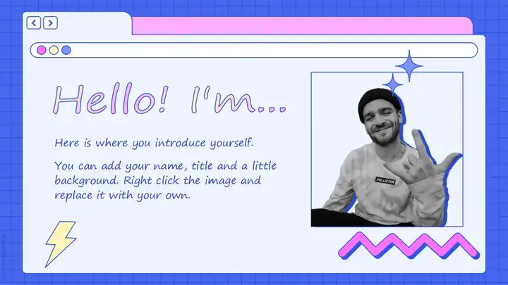 Synergy, free template for group projects and presentations.