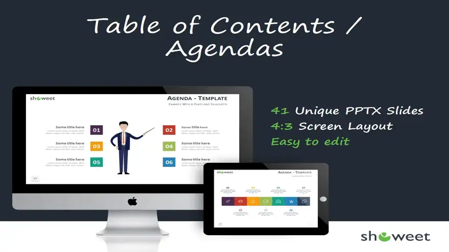 Table of Content Templates for PowerPoint and Keynote
