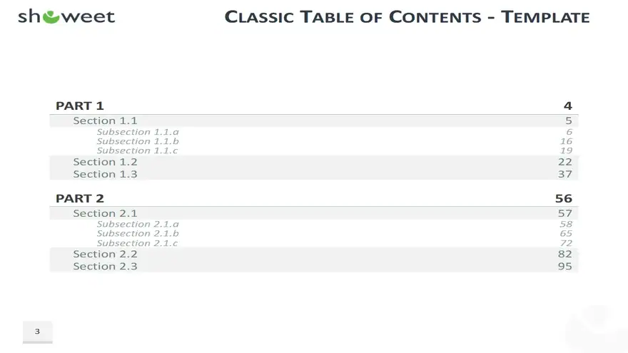 Table of Content Templates for PowerPoint and Keynote