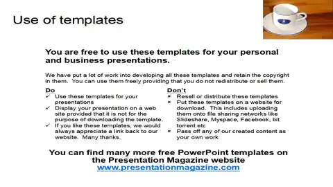 Tea Cup PowerPoint Template