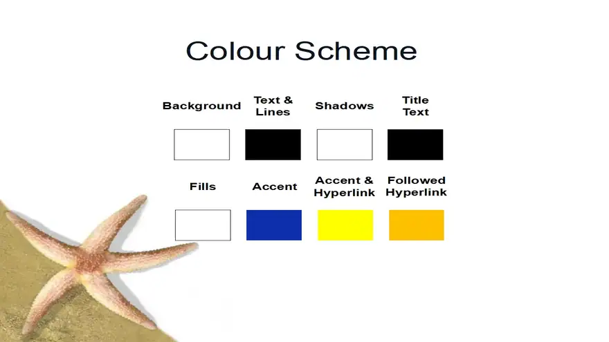 The Starfish PowerPoint Template (photo)