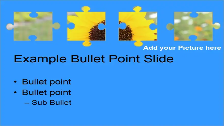 Transparent Puzzle Piece Template