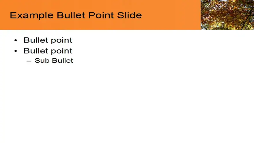 Tree in the Fall PowerPoint Template