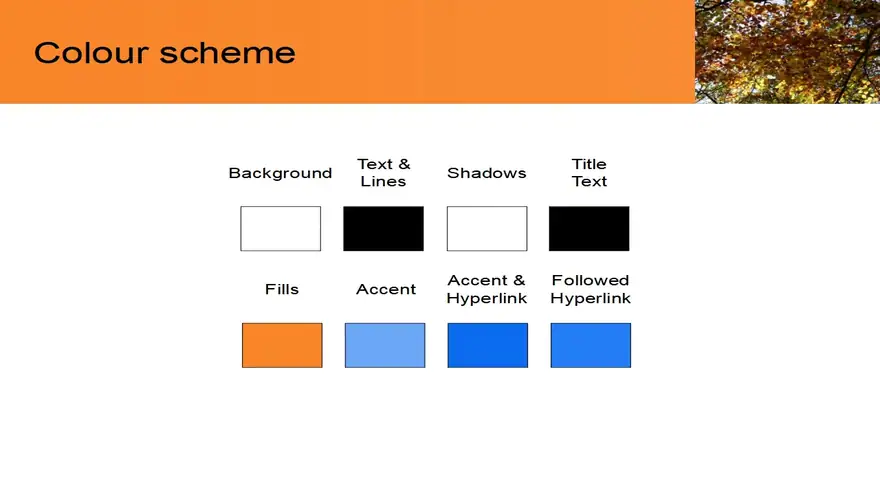Tree in the Fall PowerPoint Template