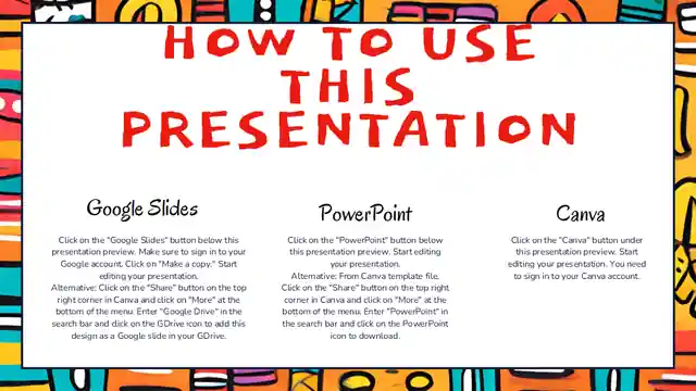 Tribal Colorful Pattern Theme Slides