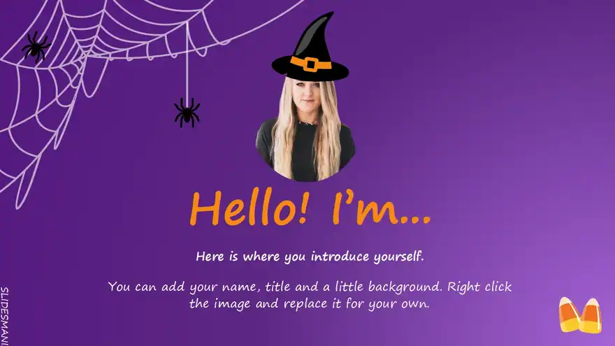 Trick or Treat, Halloween slides backgrounds.