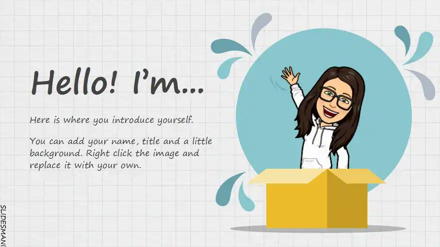 Unbox your ideas presentation template.
