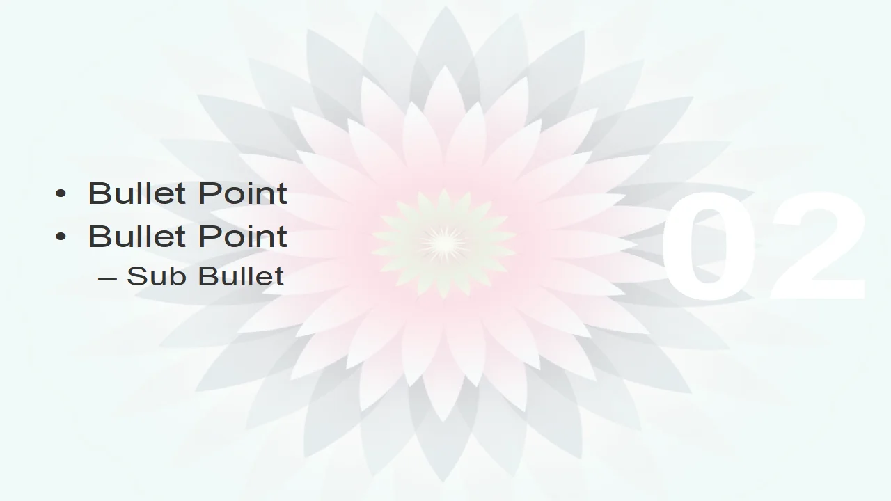 Vector flowers template